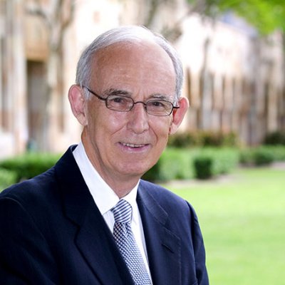 Sir Llew Edwards in UQ's Great Court